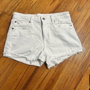 American Eagle Outfitters White Jean Shorts